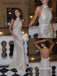Halter High Neck Sequin Mermaid Evening Dress, Sparkly Backless Formal Gown, PD13962