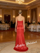 Sexy Soft Satin Sweetheart Sleeveless Side Slit Mermaid Maxi Prom Dress, PD01169