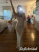 Sparkly Spaghetti Straps Sleeveless Mermaid Long Prom Dresses, PD0987