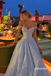 Light Blue Off Shoulder Beaded Corset Ballgown Prom Dress, Pearl Embellished Formal Evening Gown, PD13954