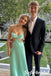 Sexy Soft Satin Spaghetti Straps Sleeveless Mermaid Maxi Prom Dress, PD01160