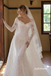 V Neck Long Sleeve Lace Mermaid Wedding Dress, Corset Bridal Gown with Lace Veil, SFWD0133