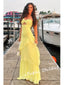 Flowy Chiffon Sweetheart Sleeveless A-Line Maxi Prom Dress, PD01165