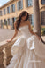 Strapless Satin Corset Wedding Dress, Dramatic Oversized Bow Lace Skirt Bridal Gown, SFWD0145