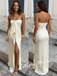 Sexy Soft Satin Sweetheart Sleeveless A-Line Maxi Prom Dress, PD01170
