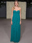 Sexy Chiffon Sweeteart Sleeveless Ruffle A-Line Maxi prom Dress, PD01163