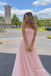 Blush Strapless Ruched Tulle Ball Gown, Pleated Formal Prom Evening Dress, PD13934