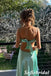 Sexy Soft Satin Spaghetti Straps Sleeveless Mermaid Maxi Prom Dress, PD01160
