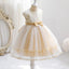 Little Wedding Guest Satin Unique A-line Flower Girl Dresses With Lace Applique, FGS0046