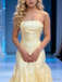 Shiny Organza Sweetheart Sleeveless Mermaid Maxi Prom Dress/Graduation Dresses With Ruffles, PD01198