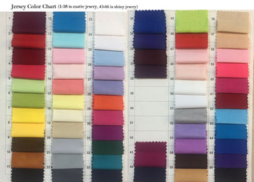 Jersey Color Fabric Swatch