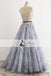 Gorgeous Lace Appliques Chiffon Prom Dresses, Unique Printed Chiffon Prom Dresses, PD0415