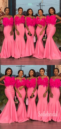 Sexy Spaghetti Straps Mermaid Cheap Bridesmaid Dresses,SFWG00351