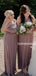 New Mismatched Floor-length Simple Long Bridesmaid Dresses Online,SFWG00395