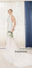 Mermaid Halter Open Back Floor-length Long Wedding Dresses Online,SFWD0038