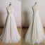 Sweetheart Lace Top A-line Elegant Zip Up Affordable Wedding Dresses, WD0219