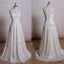 Sweetheart Lace Top Long A-line Zip Up Tulle Wedding Party Dresses, WD0210