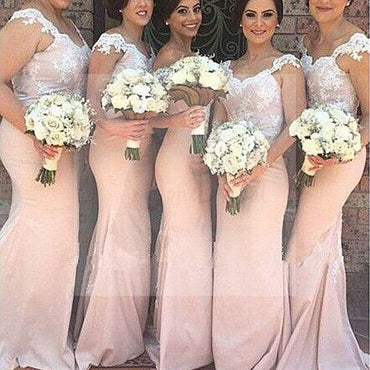 Charming Off Shoulder Lace Mermaid On Sale Sexy Long Wedding Guest Dresses, WG24