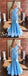 Sexy Satin Spaghetti Srtraps V-Neck Sleeveless Mermaid Long Prom Dresses,PD0784