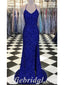 Sexy Shiny Sequin Halter V-Neck Sleeveless Criss Cross Mermaid Long Prom Dresses,SFPD0382