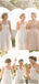 A-line One-shoulder Sweetheart Long Chiffon Bridesmaid Dresses, BD1052