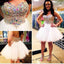 Short strapless sweetheart mini sparkly lovely homecoming prom dress,BD0039