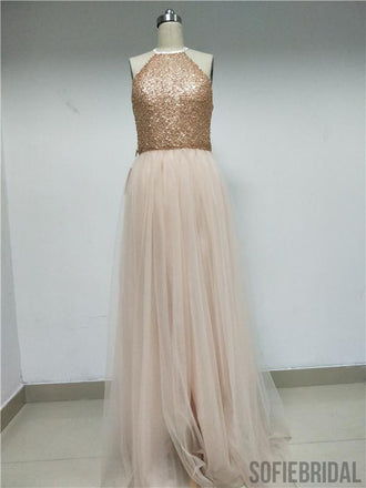 Sequin Tulle Prom/Bridesmaid Dresses_US4, SOD004
