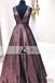 V-neck A-line Gorgeous, Elegant Prom Dresses, Affordable Prom Dresses, Prom Dresses, PD0434