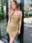 Hot Sale Sleeveless Sheath Simple Popular Homecoming Dress, HD0141