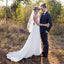 Most Popular Halter Lace Chiffon Illusion Wedding Dresses, Cheap Country Wedding Dresses, WD0230