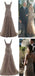 Popular Stunning V-neck Lace up Rhinestone Mermaid Bridal Gown, Wedding Dresses, WD0057