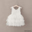 Scoop Neckline Lace Top Tulle Popular Tulle Flower Girl Dresses, Cheap Little Girl Dresses,  FG018