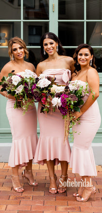Simple Straight Cheap Short Bridesmaid Dresses Online,SFWG00371