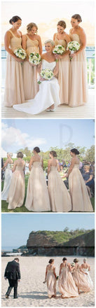 Inexpensive Chiffon One Shoulder Empire Waist Pregnant Women Sweet Heart Floor-length A Line  Bridesmaid Dresses, WG60