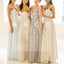 Popular Mismatched Simple Chiffon Floor-Length Custom Make High Quality Affordable Bridesmaid Dresses, WG076