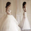 Two Pieces Strapless Gorgeous Lace Wedding Dresses, Mermaid Tulle Bridal Gown, WD0078