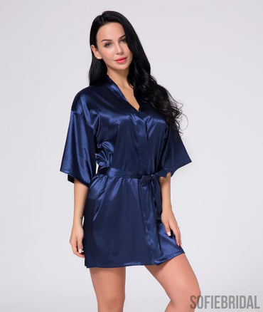 Navy Bridesmaids Robes
