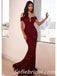 Sexy Charming Sequin Off Shoulder Sleeveless V-Neck Mermaid Long Prom Dresses,SFPD0260