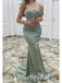 Simple Sexy Satin Sweetheart Mermaid Long Prom Dresses,SFPD0614