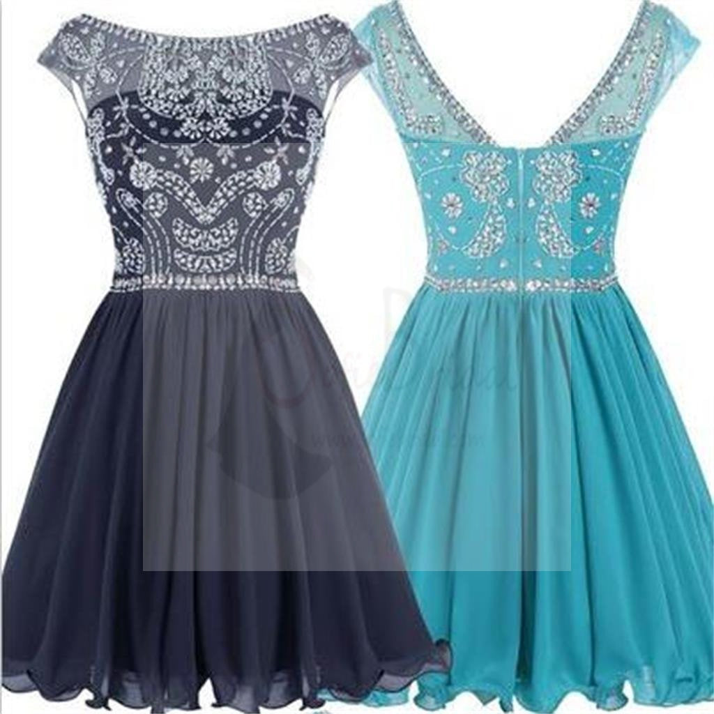 Short V-back Junior Homecoming Dresses, Popular Graduation Sweet 16 Dress