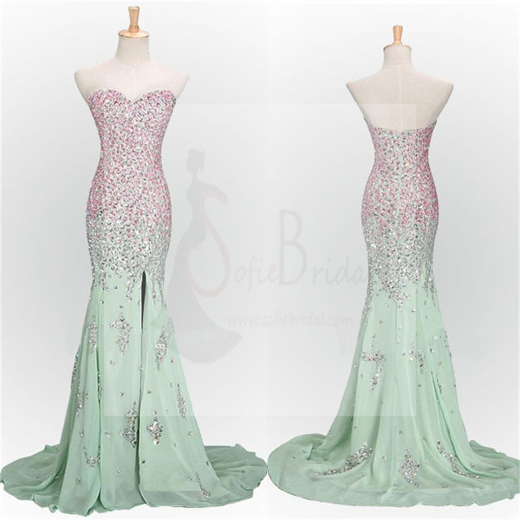 Mint Prom Dresses,Long Prom Dresses, Mermaid Prom Dresses, Sweetheart Prom Dresses, Sparkle Prom Dresses, Popular Prom Dresses, Custom Prom Dresses, Prom Dresses Online, PD0113