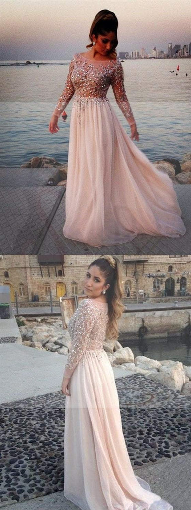 Long Sleeves Prom Dresses, Sexy Prom Dresses, See-through Prom Dresses, Cheap Prom Dresses, Party Dresses, Cocktail Prom Dresses, Evening Dresses, Long Prom Dress, Prom Dresses Online, PD0186