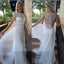 Sheath Sleeveless Sparkle Mermaid Sequin Elegant Wedding Dresses, WD0127