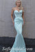 Sexy Shiny Sequin Sweetheart V-Neck Sleeveless Side Slit Mermaid Long Prom Dresses,SFPD0604