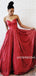 A-line Floor-length Sweetheart Sequins Prom Dresses With Pockets, PD1023