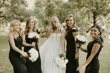 Mermaid One-shoulder Long Simple Dark Green Bridesmaid Dresses, BD1111