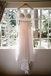 A-line V-neck Long Sleeves Illusion Lace Wedding Dresses, WD0506