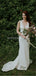 Mermaid V-neck Sleeveless Lace Beading Wedding Dresses, WD0510