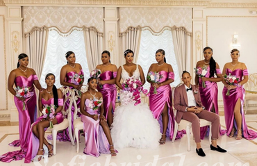 Sexy Soft Satin Sweetheart Side Slit Mermaid Floor Length Bridesmaid Dressses, SFWG00458