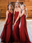 Mismatched Chiffon Long Newest Bridesmaid Dresses, PD0970